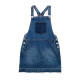 Superdry Γυναικείο φόρεμα Vintage Denim Pinafore Dress